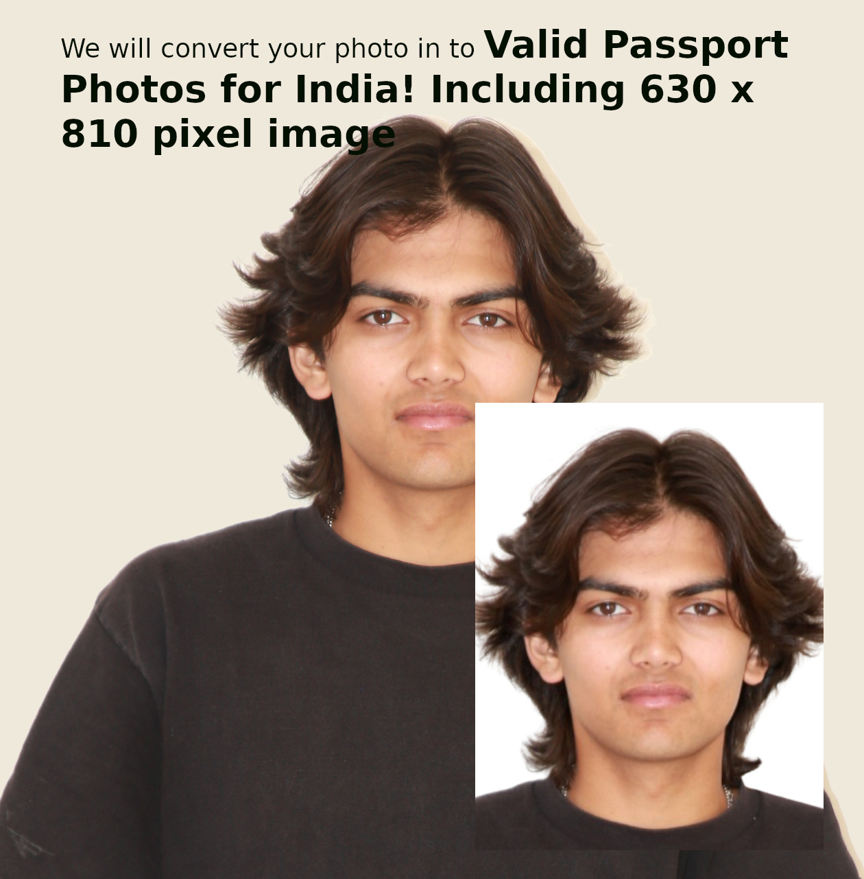 India Passport photo